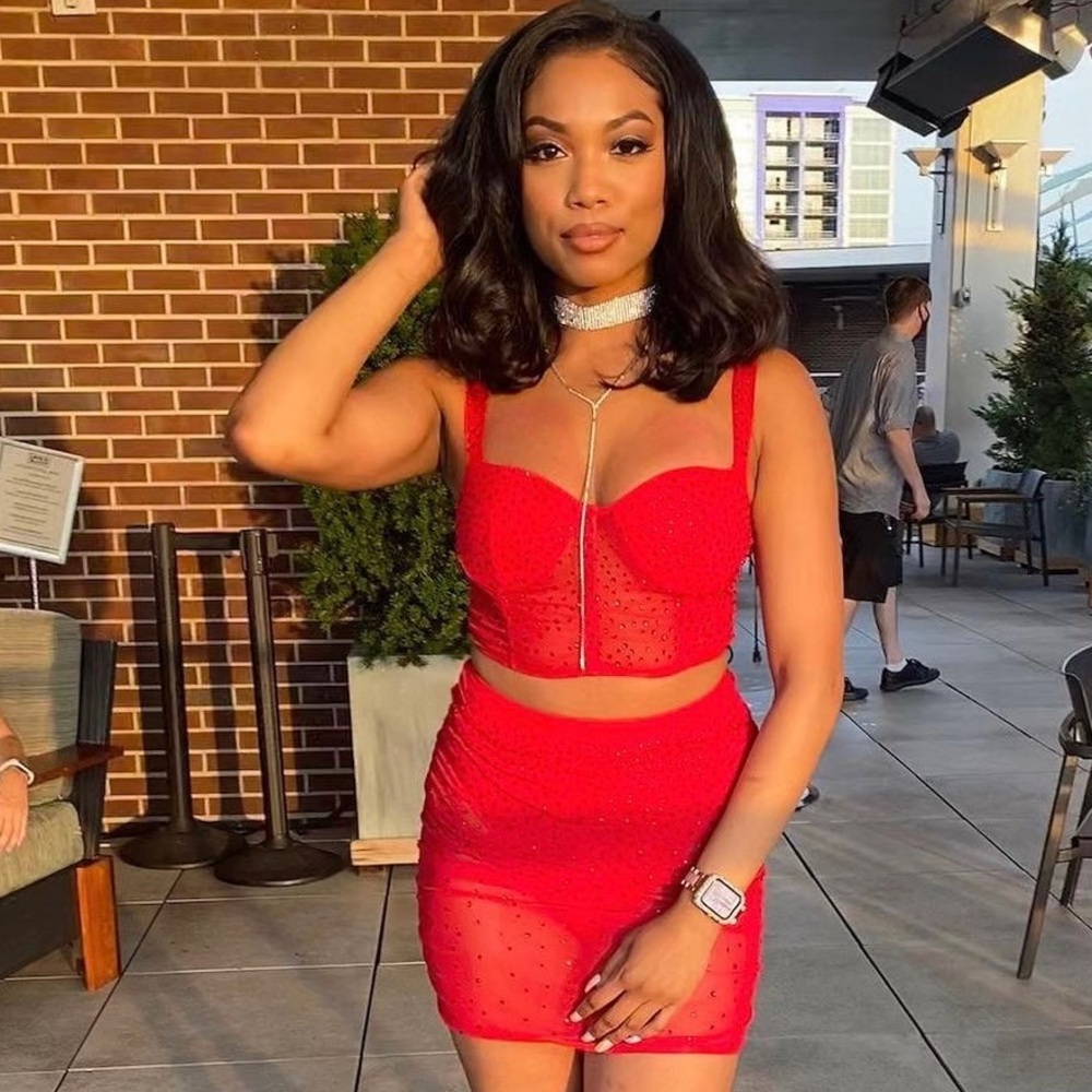 Two piece skirt set